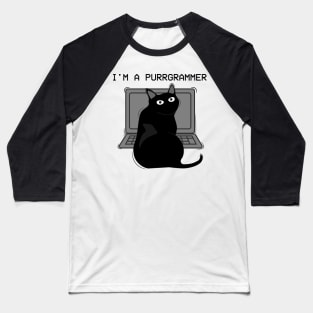 I'm A Purrgrammer Baseball T-Shirt